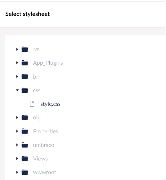 Stylesheet Location